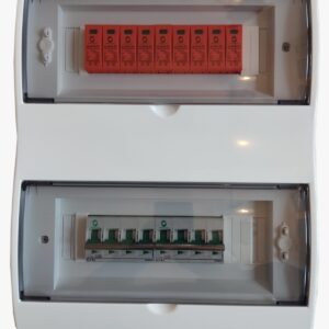 PV DC Überspannungsschutz mit Trennschalter 2-strings Solar Generator  Anschlusskasten Photovoltaik Modular 1000V Typ I + Typ II - Power Plant  Monitoring