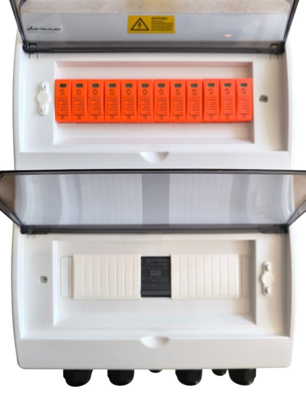 PV Feuerwehrschalter mit ein/aus Schaltautomatik und DC Überspannungsschutz 4-Strings Solar Generator Anschlusskasten 820V Typ I + Typ II – Bild 3